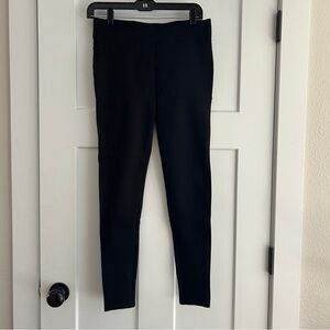 LOFT Black Ponte Knit Pants, Size‎ Small